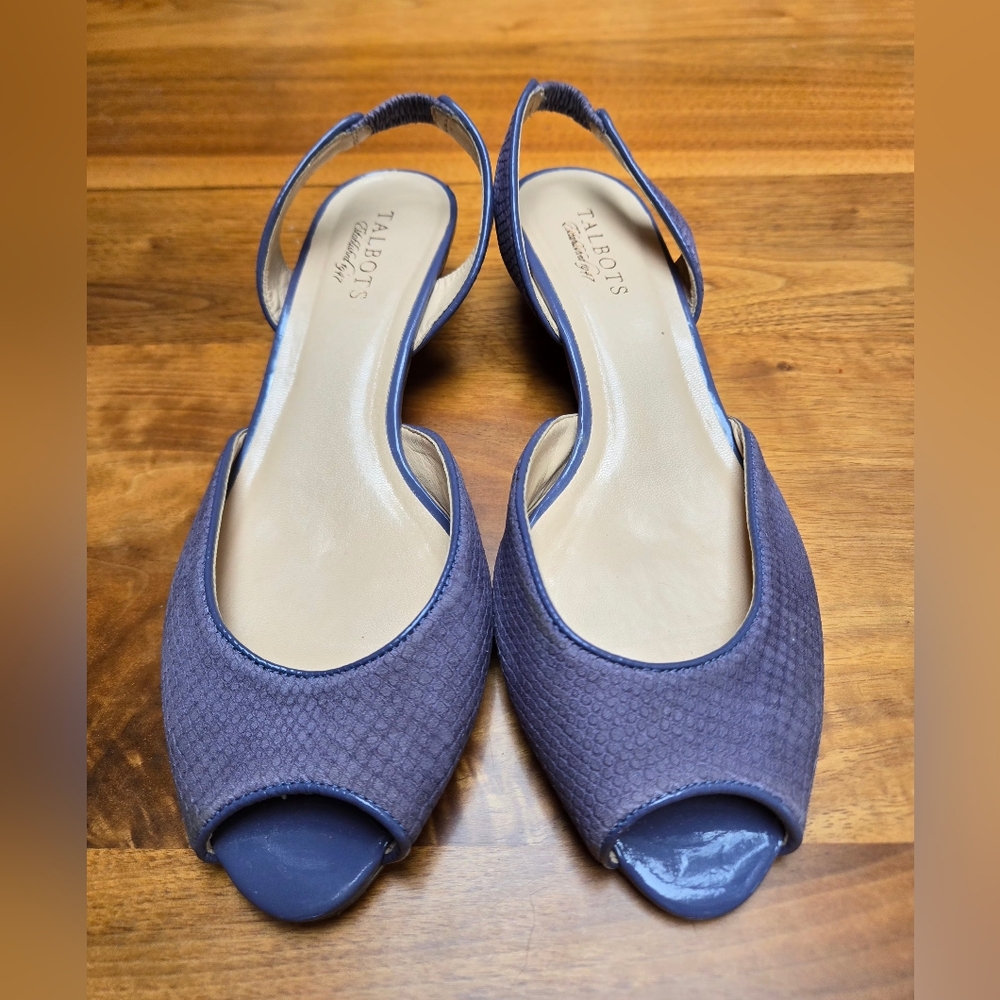 Talbot's leather sandles. Lilac. 9B - Picture 3 of 13